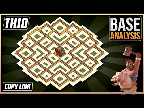 NEW BEAST TH10 HYBRID/TROPHY [defense] Base 2025!! Town Hall 10 Trophy Base Design – Clash of Clans