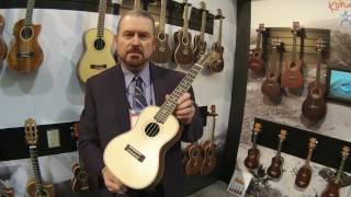 Video thumbnail for NAMM 2017 New Ukuleles From Lanikai by Kraft Music