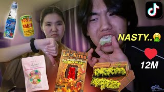 TRYING VIRAL TIKTOK SNACKS.. are they worth it?