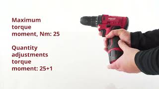 Cordless Drill BD 1215 Li WORTEX LX