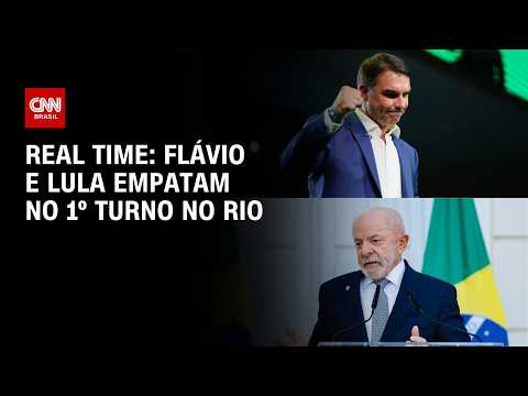 Real Time Big Data: Flávio e Lula têm empate técnico no 1º turno no RJ | CNN NOVO DIA