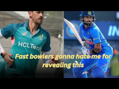 Learn how to play fast bowling in cricket🏏.