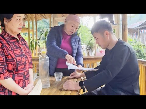 Nam was extremely worried when the old woman suddenly handed him the piece of paper.