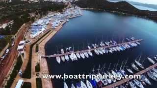 preview picture of video 'Kas Marina Aerial Video by Captain Ergun'