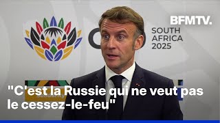 Guerre en Ukraine: la réaction d'Emmanuel Macron concernant le "plan de paix" de Donald Trump