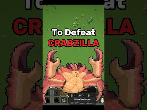How Many Mages to Defeat CRABZILLA IN WorldBox? #worldbox #crabzilla #worldboxupdate #worldboxshorts