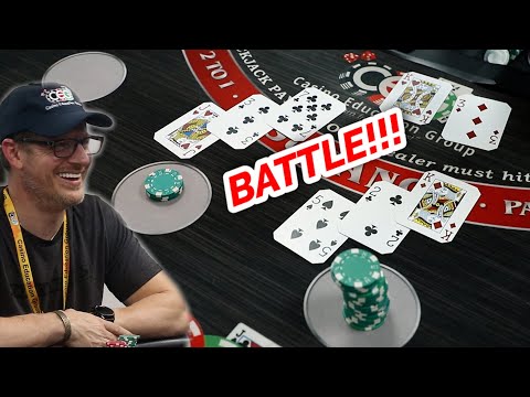 CEO VS. PRESIDENT BLACKJACK - Alex & David Live Blackjack