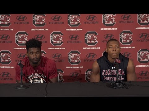 POST-GAME: Skai Moore, Bryson Allen-Williams on the Spring Game — 4/1/17