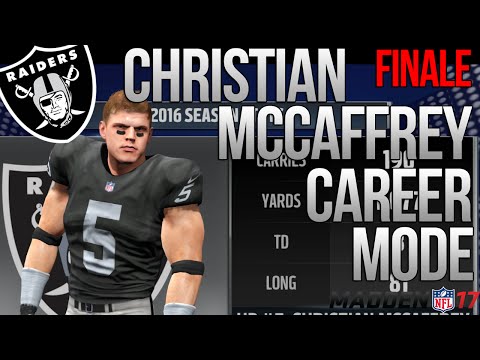 I'M DONE | Christian McCaffrey Madden 17 Career Mode | FINALE