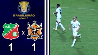 BRASILEIRO SÉRIE D 2026 - 6ª RODADA - VELO CLUBE 2X2 NOVA IGUAÇU