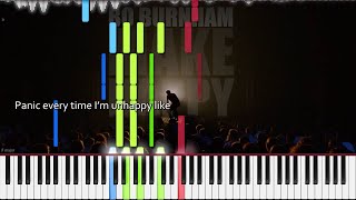 Bo Burnham // Are You Happy? | LyricWulf Piano Tutorial on Synthesia