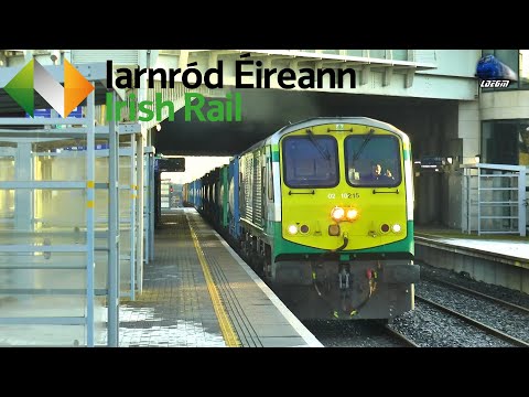 Irish Intermodal IWT Train Dublin Port-Ballina in Park West Station - 17 December 2022