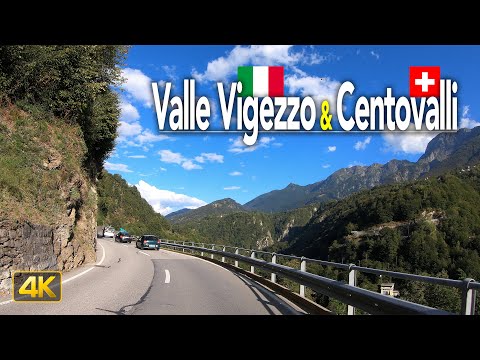 Driving through the Valle Vigezzo & Centovalli from Domodossola, Italy to Locarno, Switzerland
