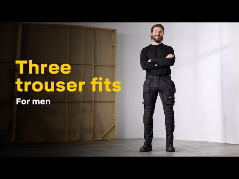 Three trouser fits - Mens workwear - Snickers Workwear