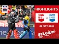 FIH Hockey Pro League 2023/24 Highlights | Belgium vs India (M) | Match 2