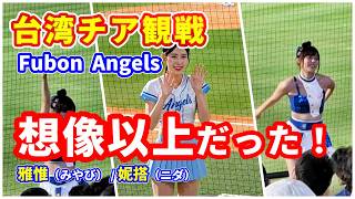 【台湾チア観戦】Fubon Angelsは想像以上だった!台湾野球が面白すぎる