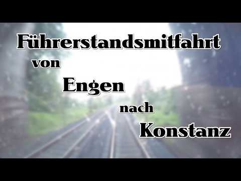 Führerstandsmitfahrt | Seehas | Engen - Konztanz | RaBe 521 Flirt  | Stationsangaben |Reupload