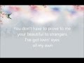 Jennifer Lopez -You Belong To Me w/Lyrics