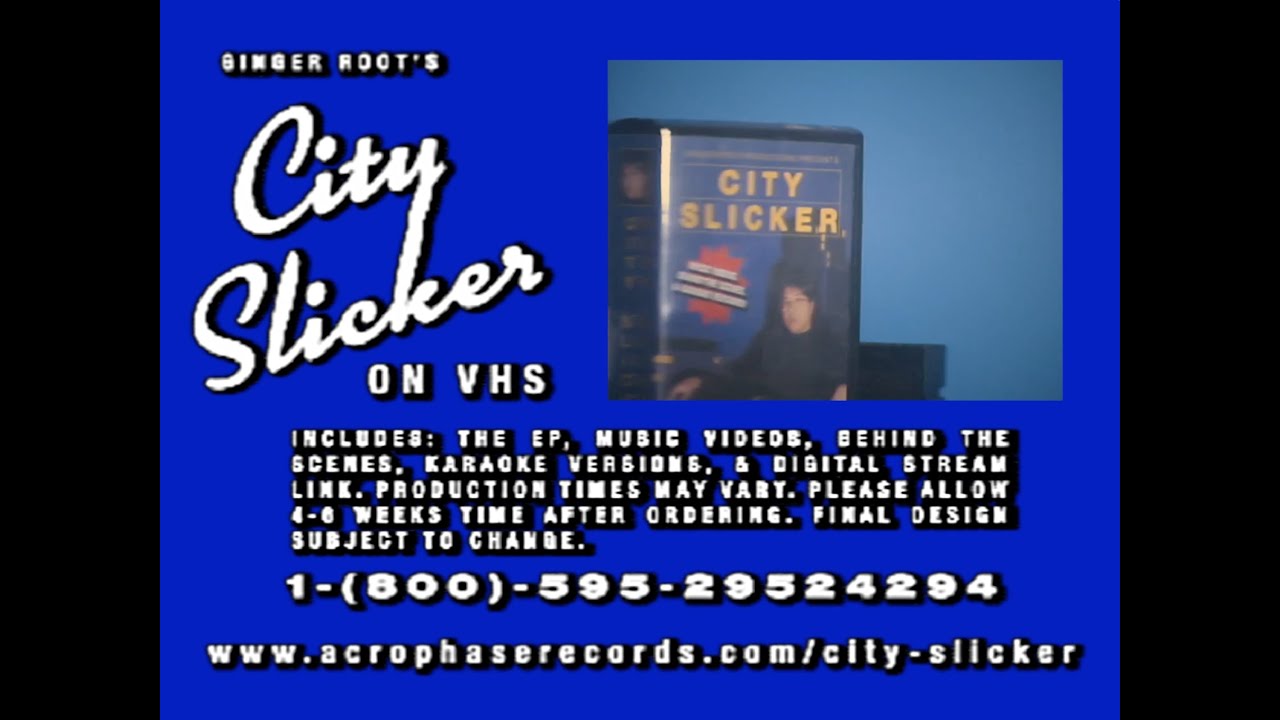Miniature de la vidéo I'm releasing my album on VHS (I made new merch) du film Ginger Root Productions Presents City Slicker