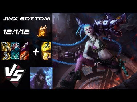 BOTTOM Jinx vs Aphelios - EU Grandmaster Patch 14.12