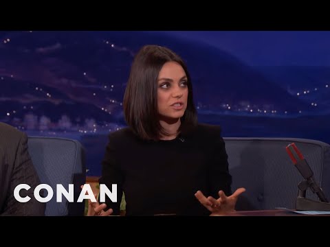 Mila Kunis’ 3-Year-Old Daughter Is Too Logical To Believe In Santa Claus  - CONAN on TBS