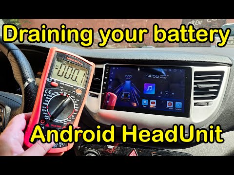 Chinese Android HeadUnit current draw (Sleep Mode)