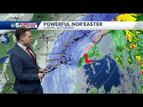 Video: Tracking a powerful Nor'easter (1-28-22)
