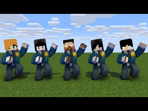 MONSTER SCHOOL | K/DA - POP STARS POLICE HEROBRINE FAMILY | MINECRAFT ANIMATION