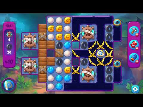 Fishdom 6851 Super Hard Level - 11 moves - NO BooSTERS