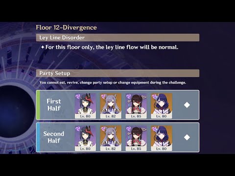 Genshin Impact Spiral Abyss Floor 12 (Patch 2.1) ELECTRO SUPREMACY