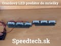 LED predátor do mriežky 12V - oranžový 2x  LED svetlo s držiakom - Video Youtube