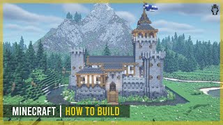 Minecraft How to Build a Prince's Castle (Tutorial)