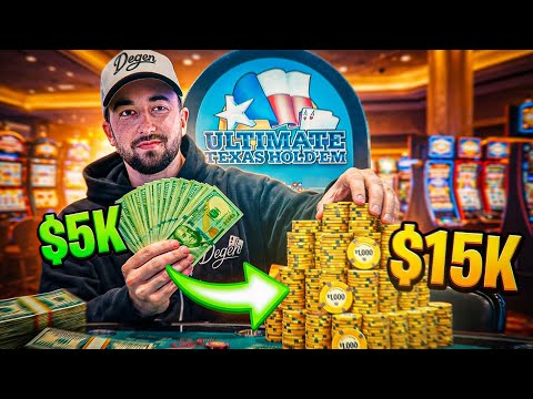 MASSIVE ULTIMATE TEXAS HOLDEM SESSION! HUGE MAX BETS!