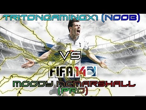 TritonGamingX1 Vs Moody Mcmarshall fifa 14 Noob vs Pro