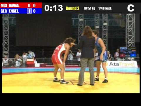 1/4 Final_DAVAASUKH, Otgontsetseg (MGL)-ENGELHARDT DEMMEL,Alexandra (GER).wmv