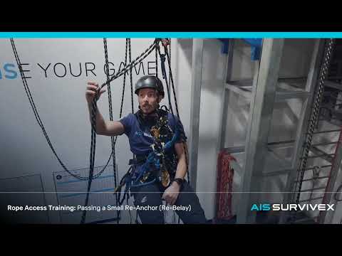 Rope Access Training: How To Pass A Small Re-Anchor (Re-Belay)