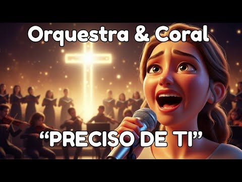 Eu PRECISO DE TI Meu DEUS | Orquestra & Coral #musicacatolica #freigilson