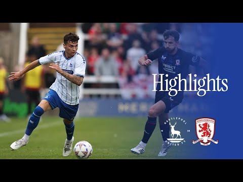 Highlights | Hartlepool United 1-1 Middlesbrough XI