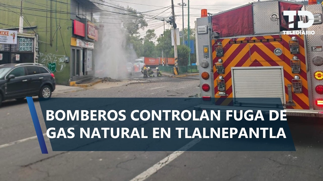 Fugas de gas natural desalojan a casi mil personas en Tlalnepantla