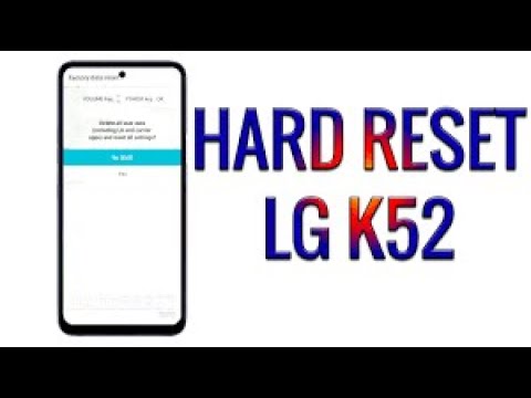 hard reset como formatear o restablecer de fabrica lg K52 2021 ✌✔📶😉