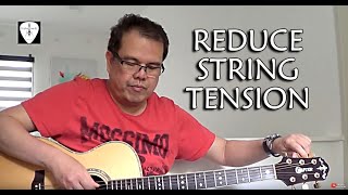 Guitar Tip: Reduce String Tension on Acoustic Guitars