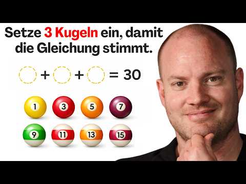 The solution is simple: Which 3 balls add up to 30?