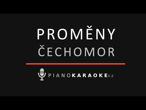 Čechomor - Proměny | Piano Karaoke Instrumental