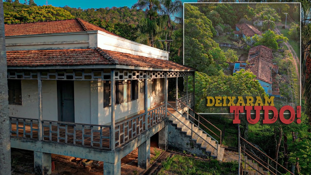 LUXUOSO CASARÃO QUE FOI ABANDONADO JUNTO A TODAS AS CASAS DE OPERÁRIOS DE UMA USINA HIDROELÉTRICA