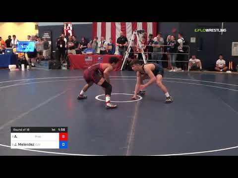 2018 FS WTT Challenge/UWW Juniors 57 Round Of 16 - Aaron Cashman (Pinn) Vs. Joey Melendez (izzy).m