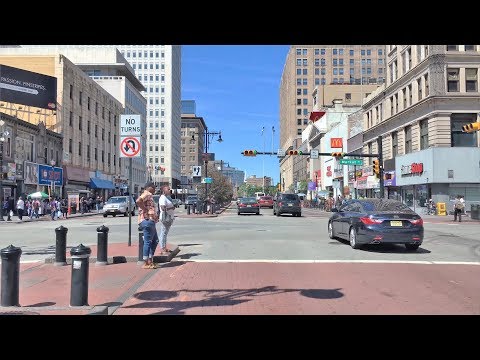 Driving Downtown - Newark's City Center 