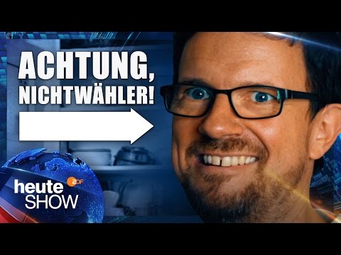 Ehemalige Nichtwähler - der Albtraum der Umfrage-Institute | heute-show vom 31.03.2017