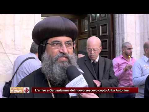 L’arrivo a Gerusalemme del nuovo vescovo copto Anba Antonius