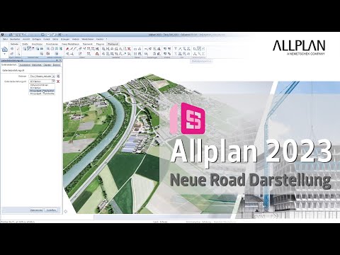 ALLPLAN 2023 Road Darstellung