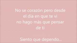 Dependo tanto de ti-Sofi Mayen (letra)